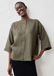Chemisier oversize 100% lin, bonprix