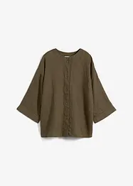Chemisier oversize 100% lin, bonprix