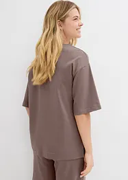 T-shirt long en interlock, bonprix