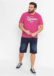 Bermuda confortable en jean et molleton, Regular, bonprix