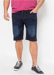 Bermuda confortable en jean et molleton, Regular, bonprix