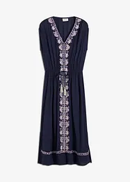 Robe midi bohème avec broderie, bonprix