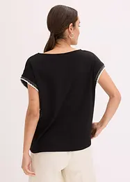 T-shirt à bordure contrastante, bonprix