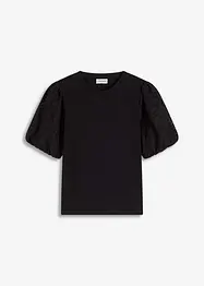 T-shirt à manches en dentelle, bonprix