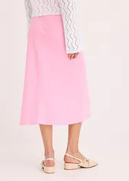 Jupe midi en satin, bonprix