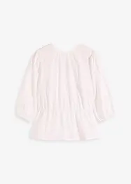 Blouse à manches bouffantes et dos original, bonprix