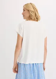 T-shirt à dentelle au crochet, bonprix