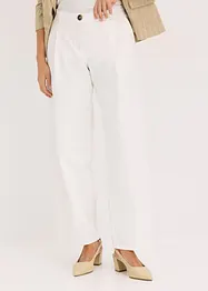 Pantalon à pinces en twill de coton, bonprix
