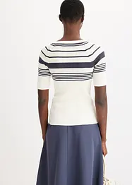 Pull en fine maille avec boutons décoratifs, bonprix