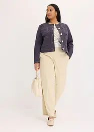 Veste en twill à boutons décoratifs, bonprix