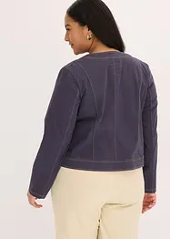 Veste en twill à boutons décoratifs, bonprix