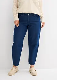 Jean barrel taille mi-haute, bonprix