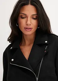 Veste cropped en suédine, bonprix