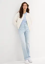 Jean droit taille mi-haute, bonprix
