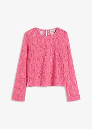 T-shirt manches longues en dentelle, bonprix