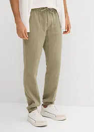 Pantalon jogger Regular en gaze de coton, Tapered, bonprix
