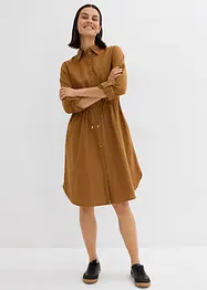 Robe-chemise en lin et coton, bonprix