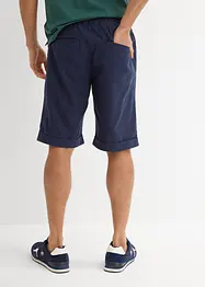 Bermuda à taille élastiquée en lin mélangé, Regular, bonprix