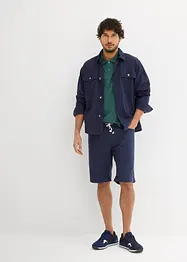 Bermuda à taille élastiquée en lin mélangé, Regular, bonprix