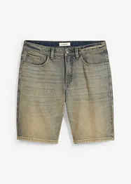 Bermuda en jean délavé effet sali, Regular, bonprix