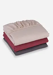 Drap-housse en jersey chiné, bonprix
