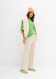 T-shirt long en interlock, bonprix