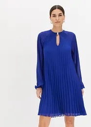 Robe courte plissée en crêpe mousseline, bonprix