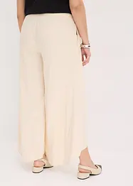 Pantalon raccourci et fendu en bas, bonprix