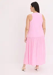 Robe longue bi-matière, bonprix