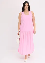 Robe longue bi-matière, bonprix