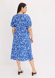 Robe en jersey à encolure froncée, bonprix