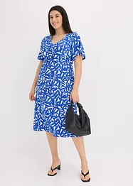 Robe en jersey à encolure froncée, bonprix
