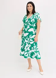 Robe midi à manches papillon, bonprix
