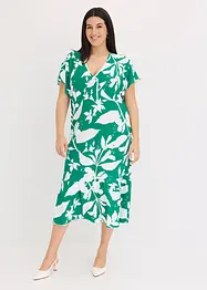 Robe midi à manches papillon, bonprix