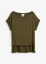 T-shirt oversize en viscose fluide, bonprix
