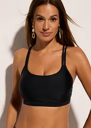 Haut de bikini brassière bretelles croisées, bonprix