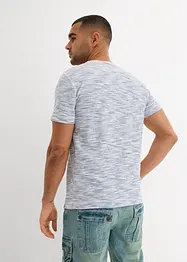 T-shirt à col Henley, 100% coton, bonprix
