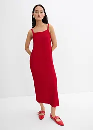 Robe à bretelles réglables en crêpe extensible, bonprix