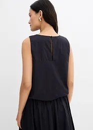 Blouse sans manches 100% coton, bonprix