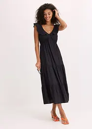Robe à bretelles en viscose mélangée, bonprix