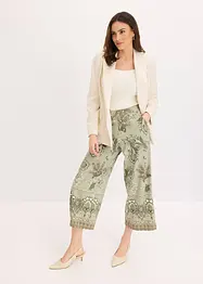Pantalon en jersey à imprimé paisley, bonprix
