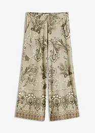 Pantalon en jersey à imprimé paisley, bonprix