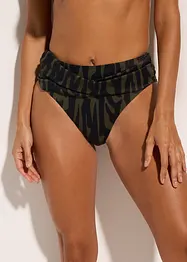 Bas de bikini taille haute, échancré, bonprix