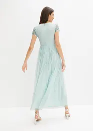 Robe longue brodée de sequins, bonprix