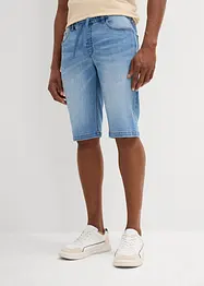 Bermuda léger en jean et molleton, Regular, bonprix