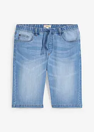 Bermuda léger en jean et molleton, Regular, bonprix