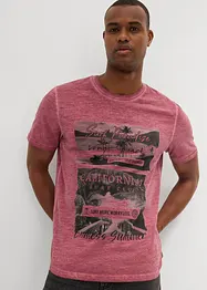 T-shirt aspect délavé en coton, bonprix