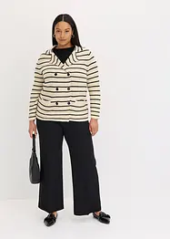 Gilet en maille à double rangée de boutons, bonprix
