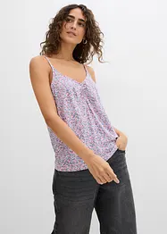 Top à fleurs en viscose fluide, bonprix