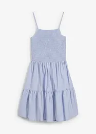 Robe longue 100% coton à bretelles, bonprix